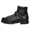 Hermes Side Logo Patch Hiking Leather Boots