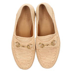 Gucci Raffia Horsebit Loafers Shoes 8.5 — view 4
