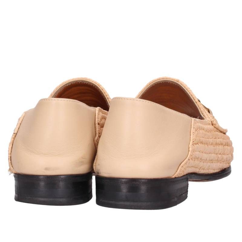 Gucci Raffia Horsebit Loafers Shoes 8.5 — view 2