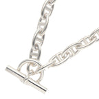 Hermes Chaine D'ancre Silver Choker Necklace GM