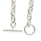 Hermes Chaine D'ancre Silver Choker Necklace GM — view 4