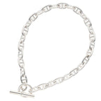 Hermes Chaine D'ancre Silver Choker Necklace GM — view 2