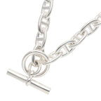 Hermes Chaine D'ancre Silver Choker Necklace GM