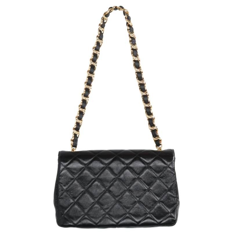 Chanel CC Flap Shiny Lambskin Chain Shoulder — view 2