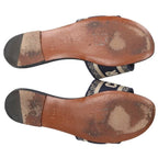 Dior Dway Logo Slide Flat Sandals — view 4