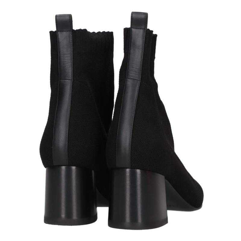 Hermes Vol Vert Leather Trim Knit Short Boots — view 2