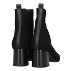 Hermes Vol Vert Leather Trim Knit Short Boots — view 2