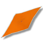 Hermes Diamond Scarf Silk Logo Orange — view 2