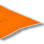 Hermes Diamond Scarf Silk Logo Orange — view 5
