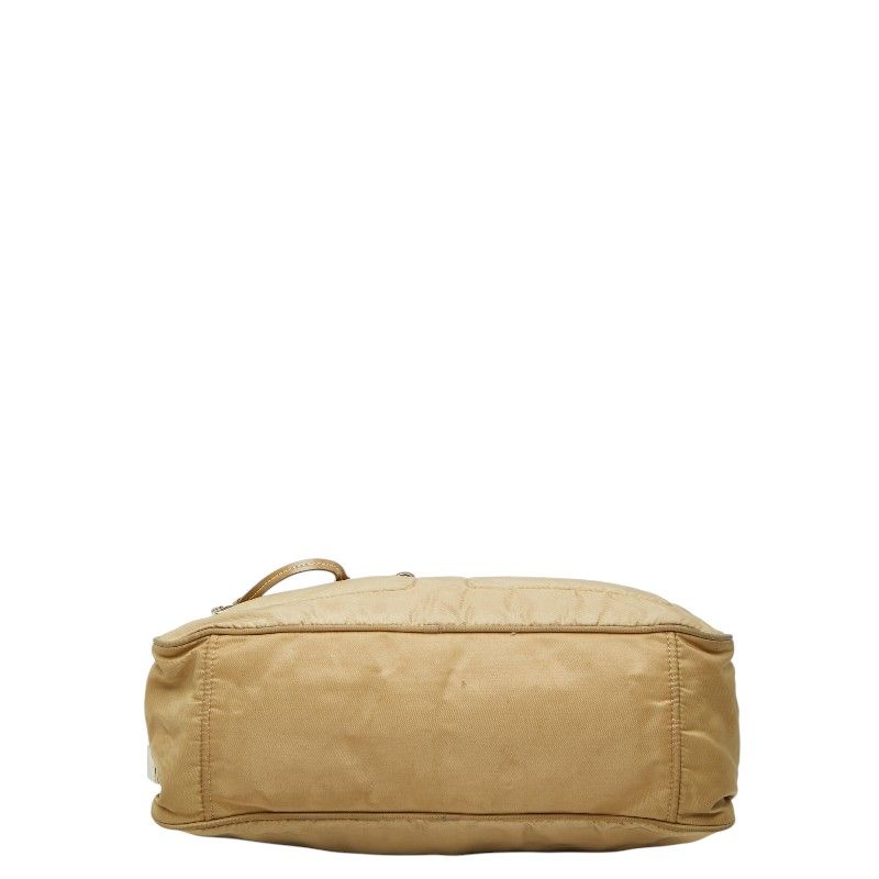 Prada Tessuto Shoulder Bag Beige Nylon Leather — view 3