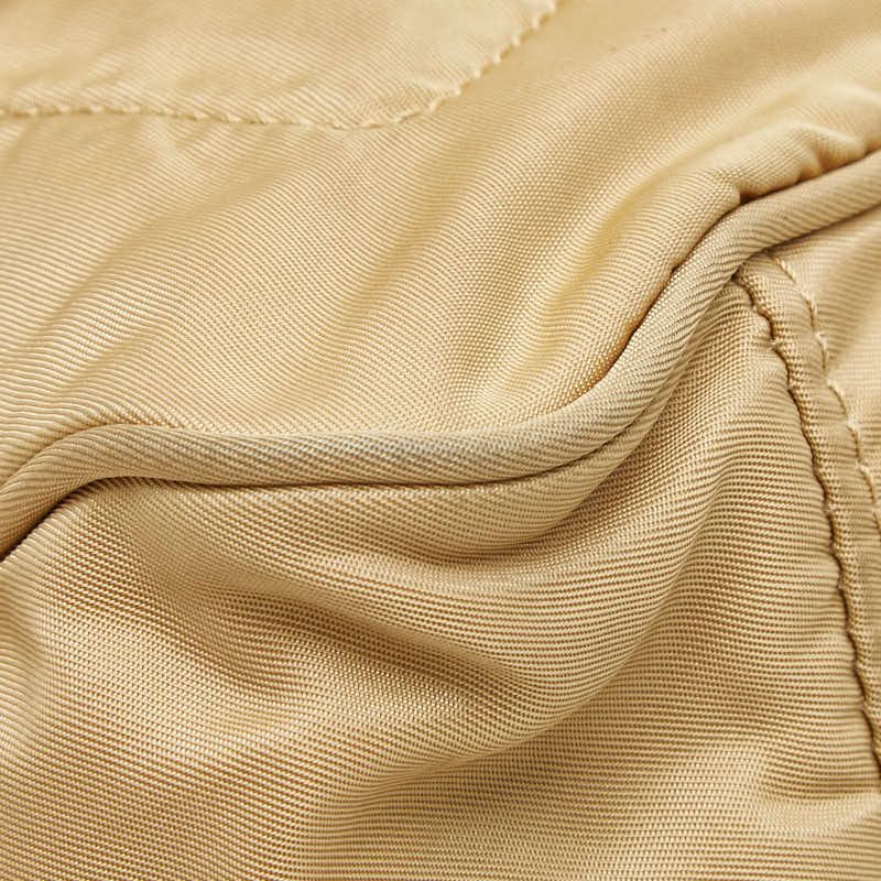 Prada Tessuto Shoulder Bag Beige Nylon Leather — view 5