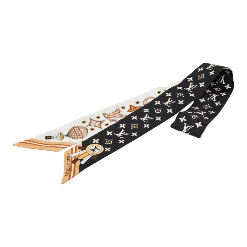 Louis Vuitton Bandeau BB From the Cloud Scarf Beige Multicolor Silk