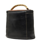 Loewe Velasquez Vanity Bag Handbag Black Brown Leather — view 2