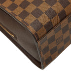 Louis Vuitton Damier Triana Handbag Brown Leather — view 5