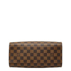 Louis Vuitton Damier Triana Handbag Brown Leather — view 3