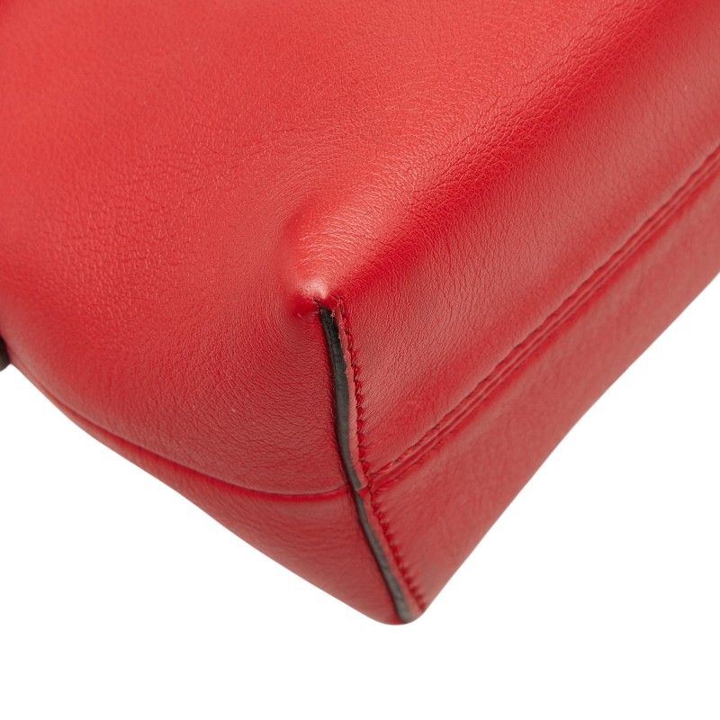 Fendi by the Way Mini 2-Way Shoulder Bag Red Pink Leather — view 7