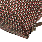 Prada Backpack Brown Pink Nylon Leather — view 4