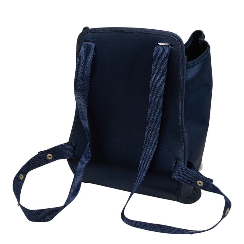Hermes Sherpa Travel Around the Stars Exhibition Backpack Navy Nylon — view 2