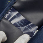 Hermes Sherpa Travel Around the Stars Exhibition Backpack Navy Nylon — view 9