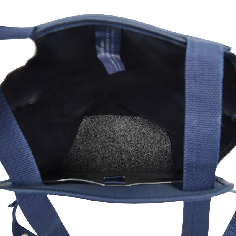 Hermes Sherpa Travel Around the Stars Exhibition Backpack Navy Nylon — view 8