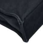 Hermes Fourre Tout MM Handbag Black Gray Canvas — view 7