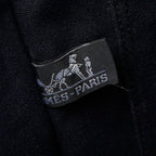 Hermes Fourre Tout MM Handbag Black Gray Canvas — view 9
