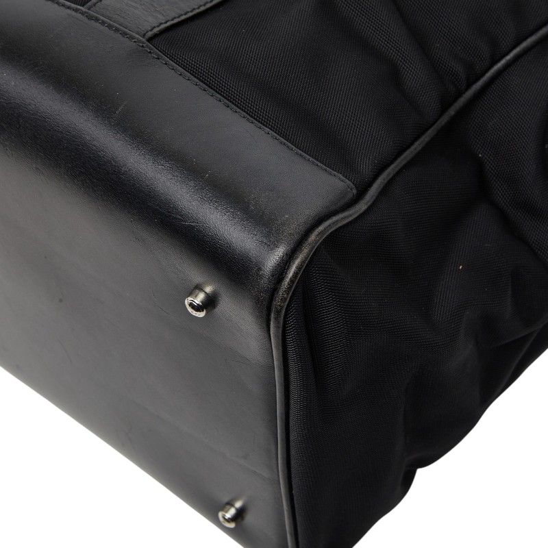 Gucci Tote 002 Black Nylon Canvas — view 4