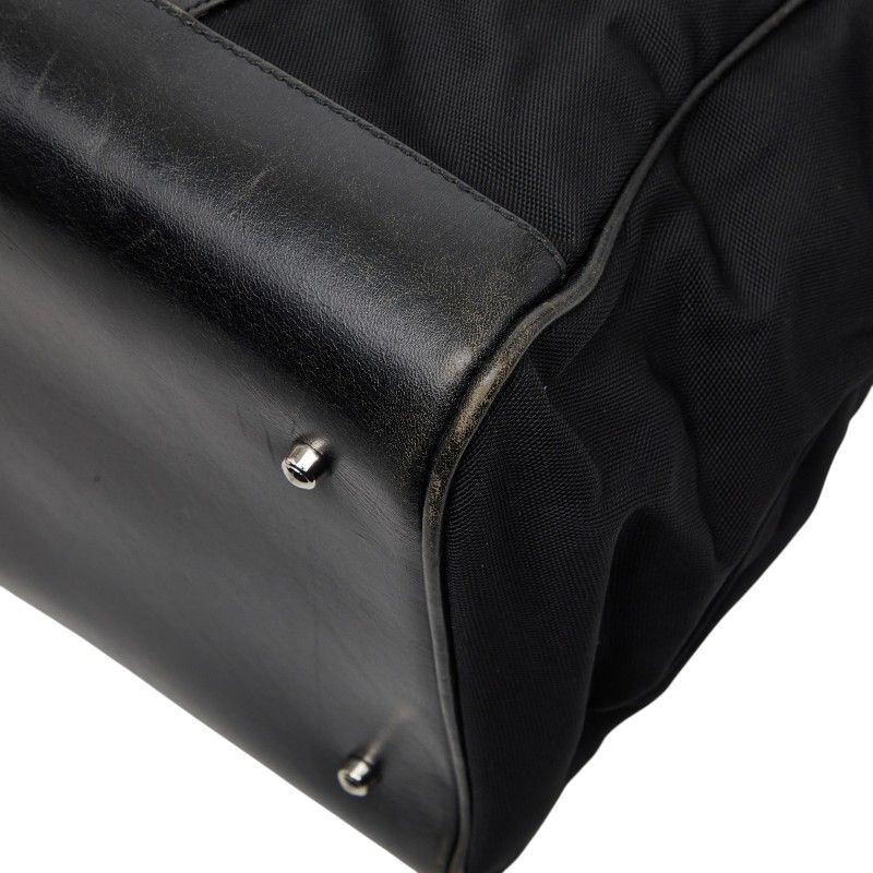 Gucci Tote 002 Black Nylon Canvas — view 6