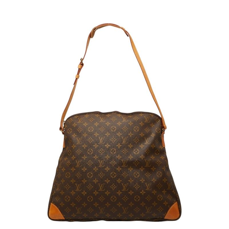 Louis Vuitton Monogram Sac Rose Shoulder Bag Brown Leather