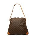 Louis Vuitton Monogram Sac Rose Shoulder Bag Brown Leather