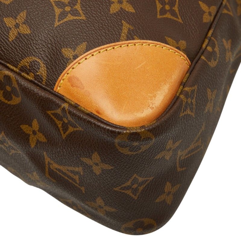 Louis Vuitton Monogram Sac Rose Shoulder Bag Brown Leather — view 6