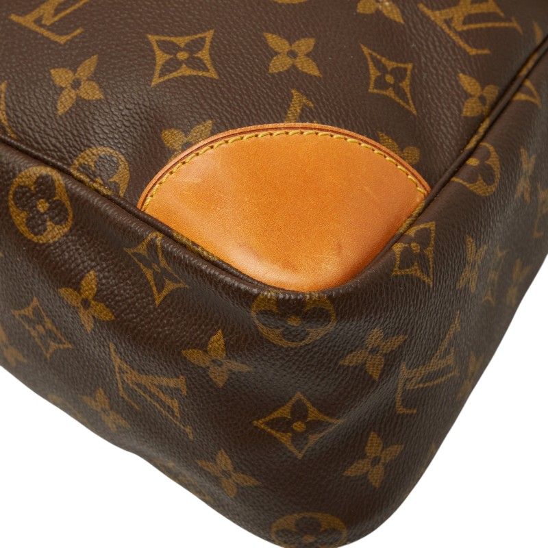 Louis Vuitton Monogram Sac Rose Shoulder Bag Brown Leather — view 4