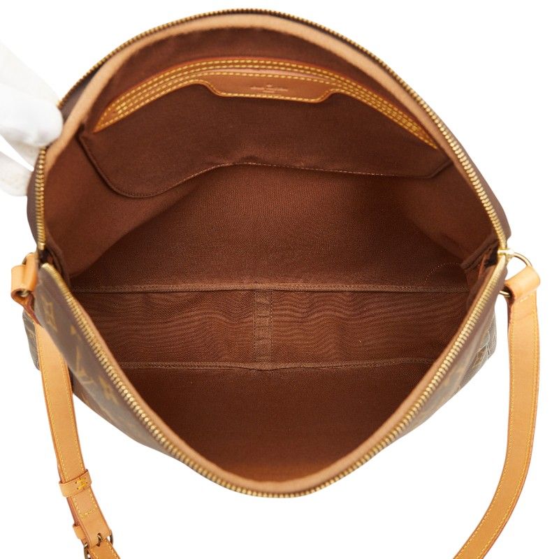 Louis Vuitton Monogram Sac Rose Shoulder Bag Brown Leather — view 9