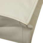 Dior Book Tote White Black Leather — view 6