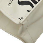 Dior Book Tote White Black Leather — view 5