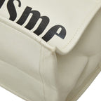 Dior Book Tote White Black Leather — view 4