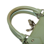 Louis Vuitton Epi Electric Alma PM 2-Way Shoulder Bag Mint Green Patent Leather — view 8