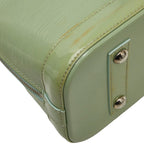 Louis Vuitton Epi Electric Alma PM 2-Way Shoulder Bag Mint Green Patent Leather — view 6