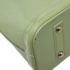 Louis Vuitton Epi Electric Alma PM 2-Way Shoulder Bag Mint Green Patent Leather — view 4