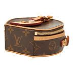 Louis Vuitton Monogram Mini Boite Chapeau 2-Way Shoulder Bag Brown Leather — view 4