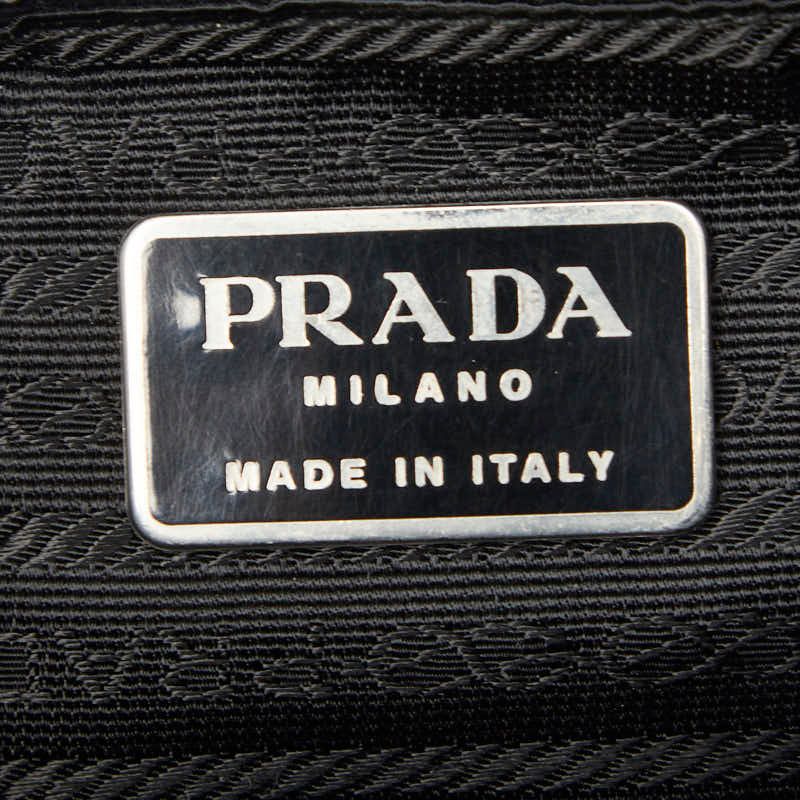 Prada Shoulder Bag Green Black Gray Nylon — view 9
