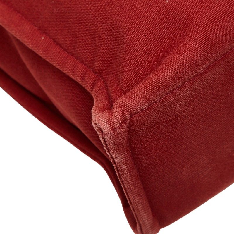 Hermes Fourre Tout MM Tote Red Canvas — view 5