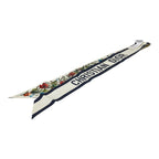 Dior Mizza Floral Scarf White Multicolor Silk