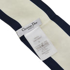 Dior Mizza Floral Scarf White Multicolor Silk — view 5