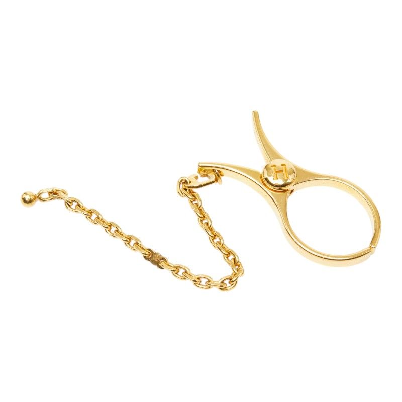 Hermes Phil Glove Holder Gold Plated 1- Gloves — view 2