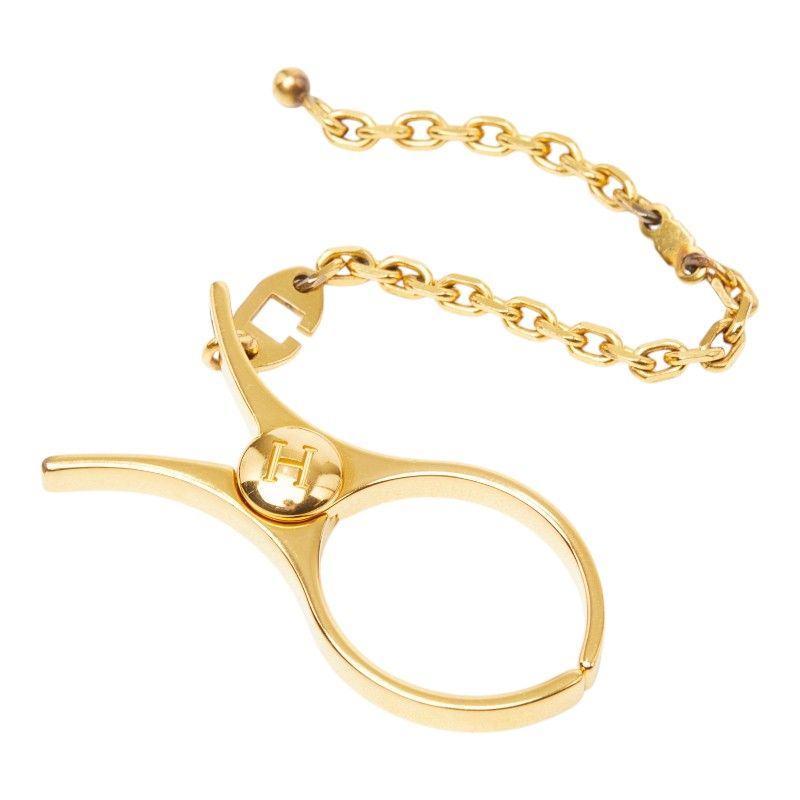 Hermes Phil Glove Holder Gold Plated 1- Gloves — view 2