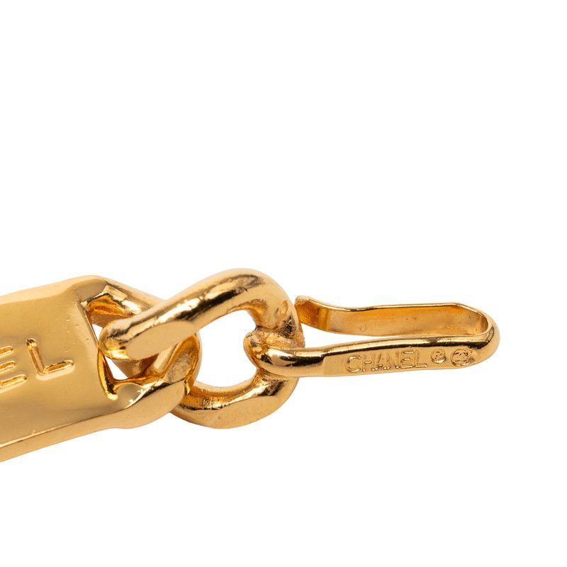 Chanel CC Logo 31 Rue Cambon Chain Belt Gold Leather Plated — view 5
