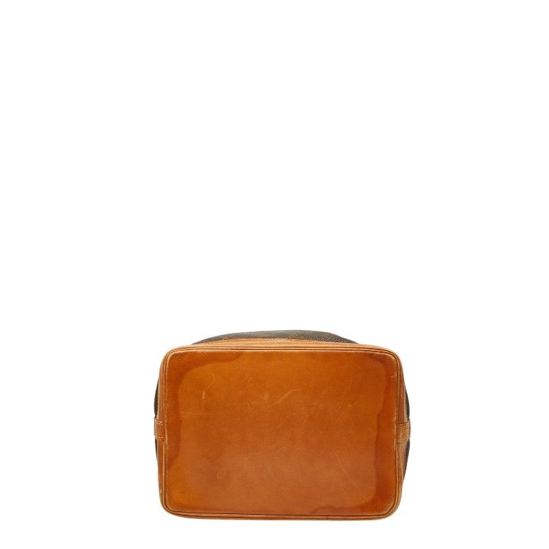 Louis Vuitton Monogram Noe Shoulder Bag Brown Leather — view 3