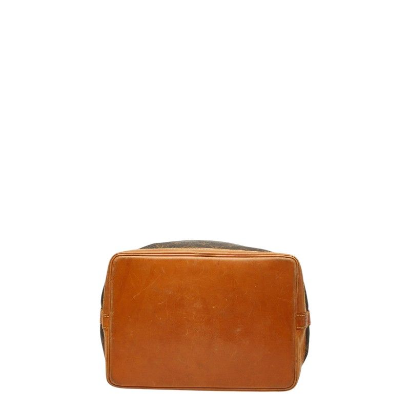 Louis Vuitton Monogram Noe Shoulder Bag Brown Leather — view 3