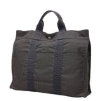 Hermes Her Line MM Tote Gray Canvas — view 2